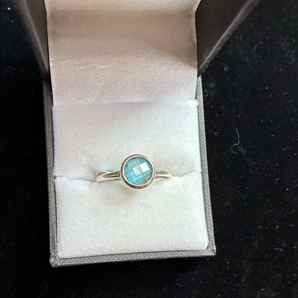 James Avery Isabella Blue Topaz Ring
